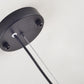 Détail de la douille G4 LED de la suspension feuillage en métal.